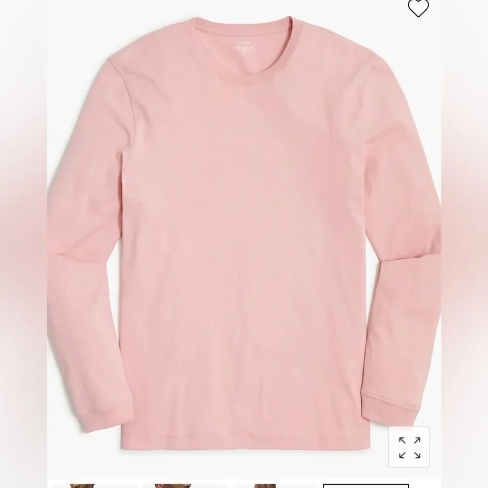J. Crew Long-sleeve heritage tee in relaxed fit*